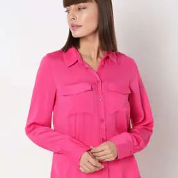 Shirt with Flap Pockets-image-1