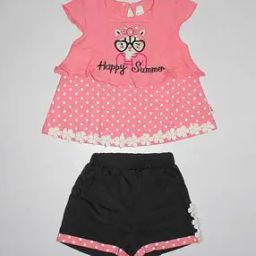 Embroidered Top & Shorts Set-image-27