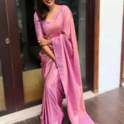 Kanjivaram Banarasi Silk Saree with Blouse Piece-picture-37