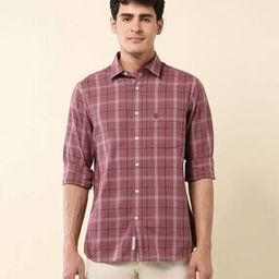 Men Checked Tailored Fit Shirt-image-16