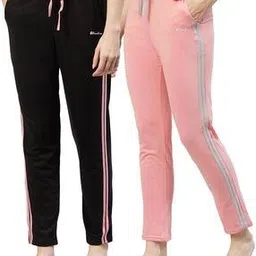 blinkin Women Pack of 2 Striped Fitted Trackpants with Insert Pockets-picture-12