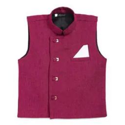 Textured Sleeveless Waistcoat-picture-39