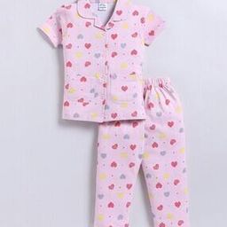 Girls Micro Print Nightwear Set-picture-11