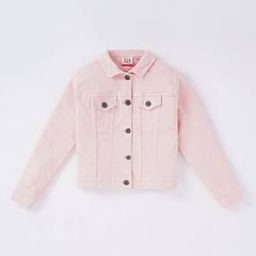 Girls Regular Fit Denim Jacket-image-68