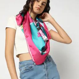 Women Floral Print Scrave-image-61