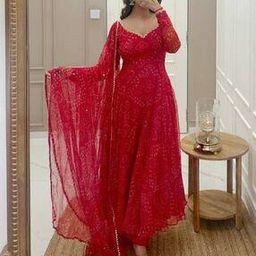 Women Embellished Anarkali Kurta Set-picture-20