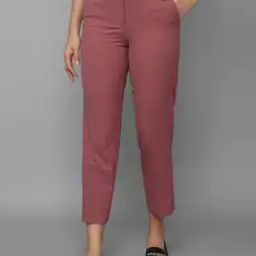 Mid-Rise Flat-Front Trousers-image-7