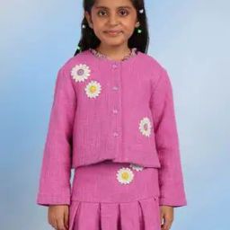 Girls Full Sleeve Lenght Jacket-image-1