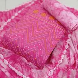 Printed Unstitched Dress Material with Dupatta-picture-0
