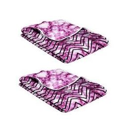 Set of 2 Tie & Dye Reversible Single Dohars-image-42