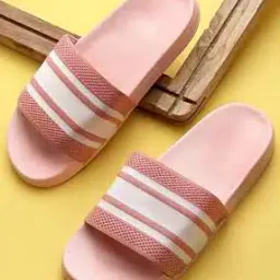 Striped Slip-On Slides-image-10