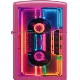 Zippo Neon Cassette Design Frequency Windproof Lighter-image-11