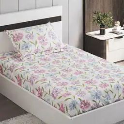 150 TC Flat Single Bedsheet Set-image-81