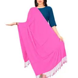 Viscose Dupatta with Tassels -picture-15