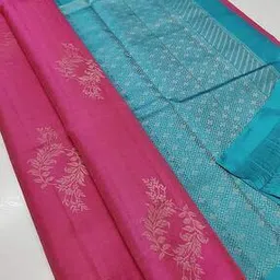 Kanjeevaram Zari Woven Saree with Unstitched Blouse Piece-image-63