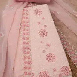 Women Embroidered 3-Piece Unstitched Dress Material-image-95