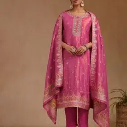 Women Embroidery Straight Kurta Set-image-59