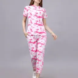 Tie & Dye T-Shirt & Pyjamas Set-46