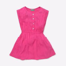 Sleeveless Fit & Flare Dress with Insert Pockets-image-8