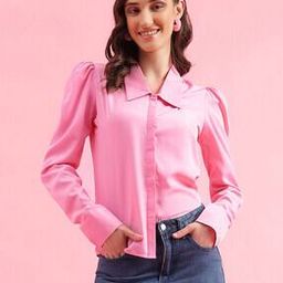 Shirt with Puff Sleeves-image-17