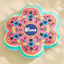 Glance Bloom Beaded Filled Cushion - 16"x16"-15