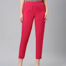  Women Mid Rise Relaxed Fit Trousers-picture-35