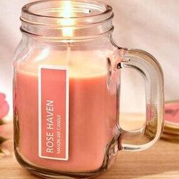 Rose Scented Jar Candle-image-6