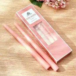 Set of 4 Rose Scented Taper Candles-28