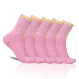 Women Pack of 5 Colourblock Socks-image-8