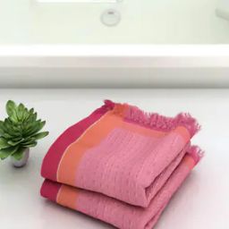 Pack of 2 Striped Bath Towels-21
