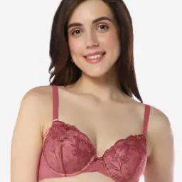 Padded Wired Demi Coverage Sheer Luxe Lace Bra  - BRA101801-picture-43