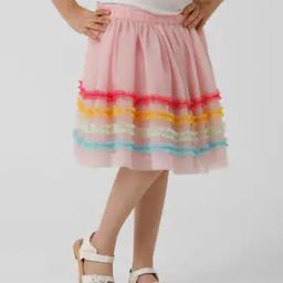 A-Line Skirt with Elasticated Waist-picture-29