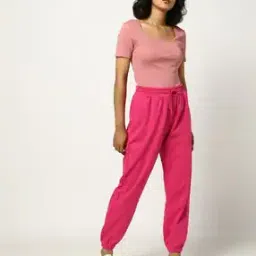 Women Regular Fit Joggers-image-77
