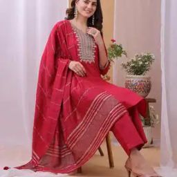 Women Embroidery Kurta Set-picture-23