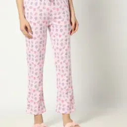 Women Printed Regular Fit Cotton Pyjamas-picture-44