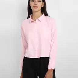 allen solly Women Regular Fit Shirt with Patch Pocket-picture-47