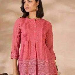 Women Regular Fit Embroidered Top-image-22