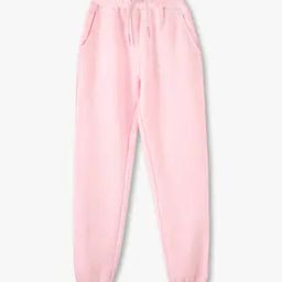 Girls Smiley Jacquard Slim Fit Joggers-image-60