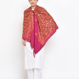 Acro Wool Kashmiri Embroidered Shawl-image-84