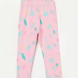 Girls Graphic Print Basic Leggings-image-14