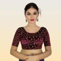 Women Embroidered Slip-On Blouse-picture-48