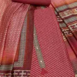 Women Printed 3-Piece Unstitched Dress Material-image-61