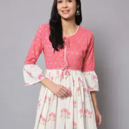 Floral Print Flared Tunic-image-23