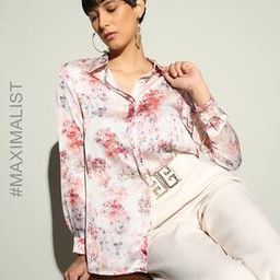 Women Floral Print Regular Fit Shirt-image-9