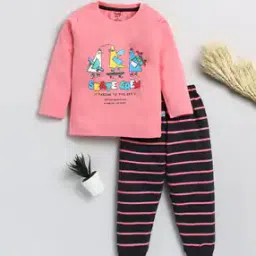 Graphic Print T-Shirt & Pants Set-picture-11