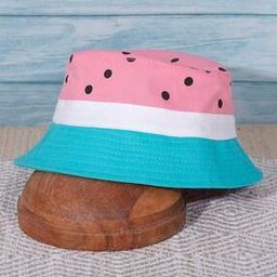 Men Polka-Dot Print Bucket Hat-image-13