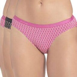 1525 Medium Coverage Combed Cotton Bikini with Exposed Waistband & StayFresh Technology-image-2