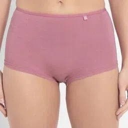 SS04 High Coverage Super Combed Cotton Elastane Mid Waist Boy Shorts with Concealed Waistband-image-39
