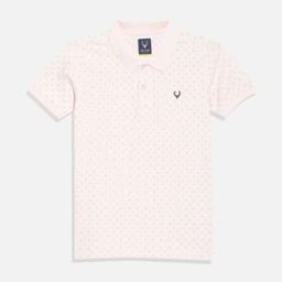 Boys Micro Printed Regular Fit Polo T-Shirt-image-93