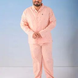 Men Printed Shirt & Pyjamas Set-picture-42